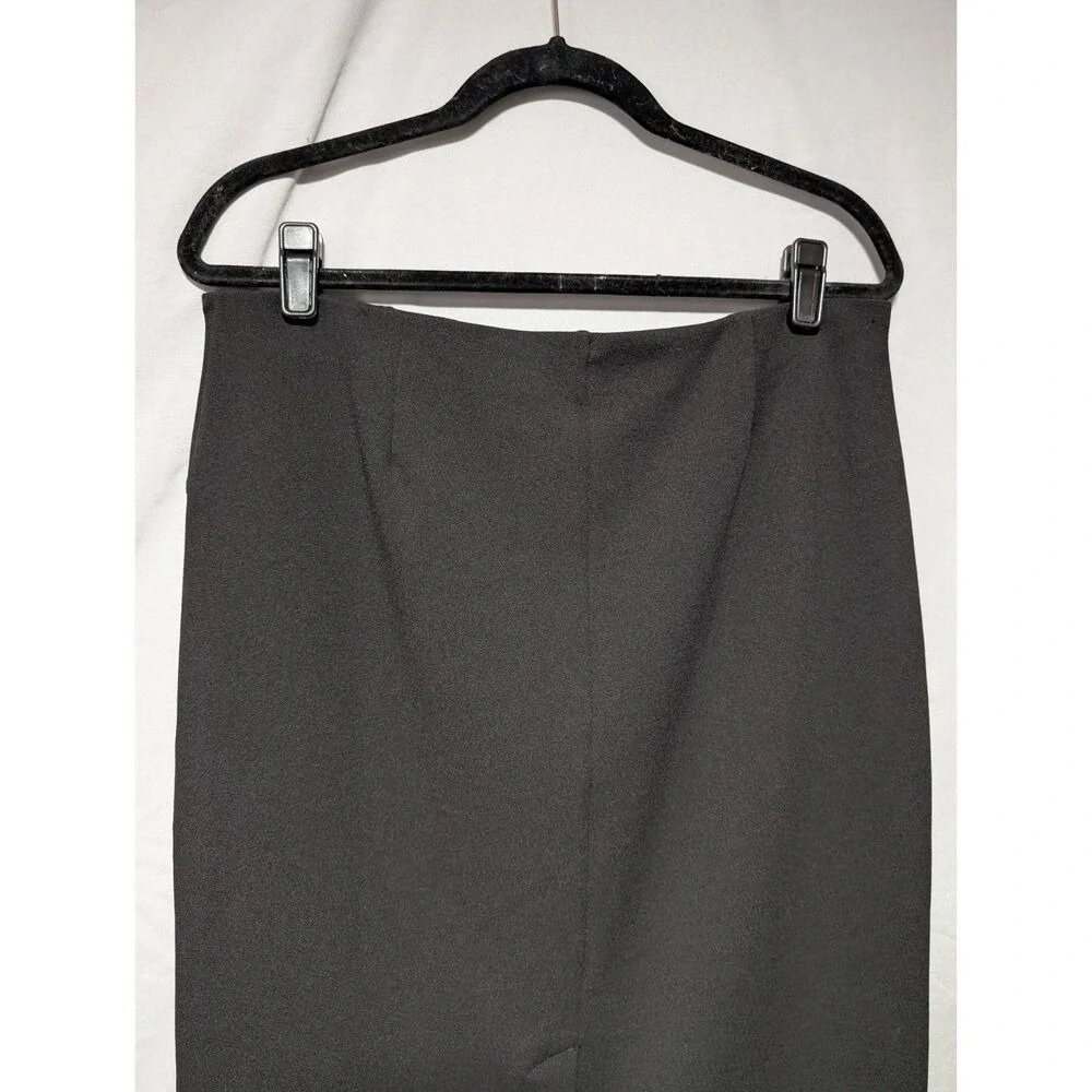 New York Clothing Co. Women's Black Knee‎ Length Column Pencil Skirt Size Large